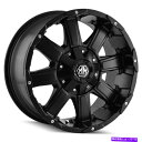 ホイール 4本セット 20x9 Mayhem 8030 Chaos 5x5/5x5.5 -12マットブラックホイールリムセット(4)87 20x9 Mayhem 8030 Chaos 5x5/5x5.5 -12 Matte Black Wheels Rims Set(4) 87(2)