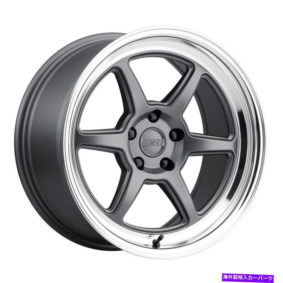 18x9.5 Kansei Roku 5x114.3 38 Gunmetal Wheels Rims Set(4) 73.1カテゴリホイール　4本セット状態新品メーカー車種発送詳細全国一律 送料無料 （※北海道、沖縄、離島は省く）商品詳細輸入商品の為、英語表記となります。Condition: NewBrand: KanseiManufacturer Part Number: K14G-189512+38Rim Diameter: 18Rim Width: 9.5Bolt Pattern: 5x114.3Offset: 38Quantity: 4Color: GunmetalWheel Material: AluminumHub Bore: 73.1 mmWheel Construction: One Piece CastModel: RokuBackspacing: 6.5 inCompatible Fastener Seat Type: Conical SeatManufacturer Warranty: 1 Year《ご注文前にご確認ください》■海外輸入品の為、NC・NRでお願い致します。■取り付け説明書は基本的に付属しておりません。お取付に関しましては専門の業者様とご相談お願いいたします。■通常2〜4週間でのお届けを予定をしておりますが、天候、通関、国際事情により輸送便の遅延が発生する可能性や、仕入・輸送費高騰や通関診査追加等による価格のご相談の可能性もございますことご了承いただいております。■海外メーカーの注文状況次第では在庫切れの場合もございます。その場合は弊社都合にてキャンセルとなります。■配送遅延、商品違い等によってお客様に追加料金が発生した場合や取付け時に必要な加工費や追加部品等の、商品代金以外の弊社へのご請求には一切応じかねます。■弊社は海外パーツの輸入販売業のため、製品のお取り付けや加工についてのサポートは行っておりません。専門店様と解決をお願いしております。■大型商品に関しましては、配送会社の規定により個人宅への配送が困難な場合がございます。その場合は、会社や倉庫、最寄りの営業所での受け取りをお願いする場合がございます。■輸入消費税が追加課税される場合もございます。その場合はお客様側で輸入業者へ輸入消費税のお支払いのご負担をお願いする場合がございます。■商品説明文中に英語にて”保証”関する記載があっても適応はされませんのでご了承ください。■海外倉庫から到着した製品を、再度国内で検品を行い、日本郵便または佐川急便にて発送となります。■初期不良の場合は商品到着後7日以内にご連絡下さいませ。■輸入商品のためイメージ違いやご注文間違い当のお客様都合ご返品はお断りをさせていただいておりますが、弊社条件を満たしている場合はご購入金額の30％の手数料を頂いた場合に限りご返品をお受けできる場合もございます。(ご注文と同時に商品のお取り寄せが開始するため)（30％の内訳は、海外返送費用・関税・消費全負担分となります）■USパーツの輸入代行も行っておりますので、ショップに掲載されていない商品でもお探しする事が可能です。お気軽にお問い合わせ下さいませ。[輸入お取り寄せ品においてのご返品制度・保証制度等、弊社販売条件ページに詳細の記載がございますのでご覧くださいませ]&nbsp;