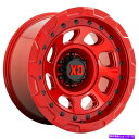 ホイール 4本セット 17x9 XD XD861ストーム6x5.5/6x139.7 -12キャンディレッドホイールリムセット(4)106.1 17x9 XD X...