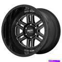 ホイール　4本セット 20x10 Moto Metal Mo800 Deep 6 6x5.5/6x139.7 -18ブラックミリングホイールリムセット（4 20x10 Moto Metal MO800 Deep Six 6x5.5/6x139.7 -18 Black Milled Wheels Rims Set(4