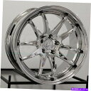 ホイール 4本セット 19x9.5/19x11 aodhan ds02 ds2カスタム5x112 15/22真空クロムホイールリムセット(4) 19x9.5/1...