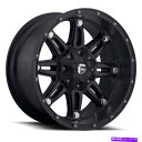 ホイール 4本セット 18x9燃料D531人質8x6.5/8x165.1 1マットブラックホイールリムセット(4)125.1 18x9 Fuel D531 Ho...