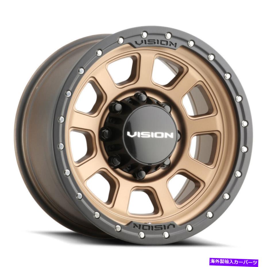 ホイール　4本セット 17x9 Vision 350 OJOS 5x5/5x127 -40ブロンズホイールリムセット（4）83 17x9 Vision 350 Ojos 5x5/5x127 -40 Bronze Wheels Rims Set(4) 83