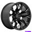 ۥ롡4ܥå 20x9ǳD8035x5/5x127 20x9 Fuel D803 Flame 5x5/5x127 1 Gloss Black Milled Wheels Rims Set(4) 71.5