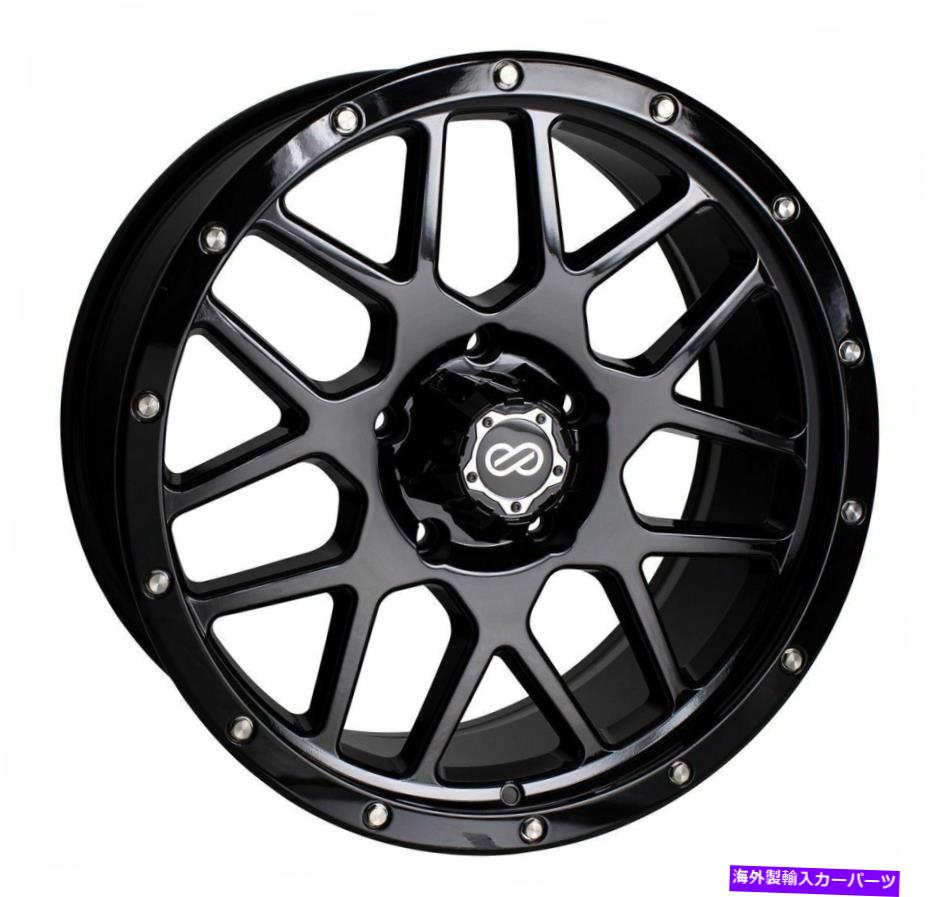 ホイール　4本セット 20x9エンキーマトリックス6x135 15ブラックペイントホイールリムセット（4） 20x9 Enkei MATRIX 6x135 15 Black Paint Wheels Rims Set(4)