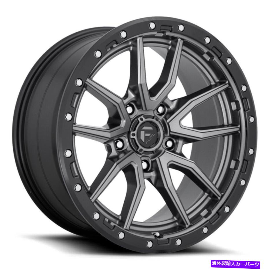 ホイール　4本セット 20x10 Fuel D680 Rebel 5x5/5x127 -18 Matte Gunmetal Black Wheels Rimsセット（4）71.5 20x10 Fuel D680 Rebel 5x5/5x127 -18 Matte GunMetal Black Wheels Rims Set(4) 71.5