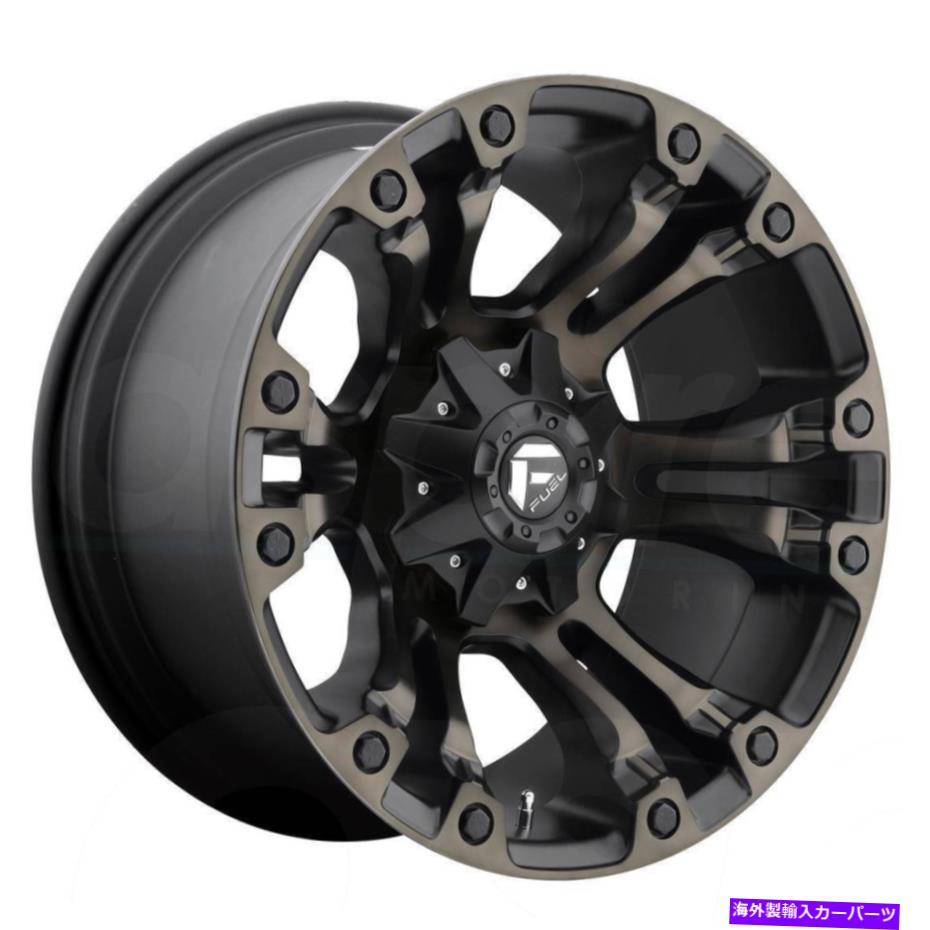 ホイール　4本セット 20x9燃料D569蒸気5x114.3/5x120 35マットブラックティントホイールリムセット（4）72.56 20x9 Fuel D569 Vapor 5x114.3/5x120 35 Matte Black Tint Wheels Rims Set(4) 72.56