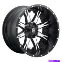 ホイール 4本セット 20x9 Fuel D541 Nutz 5x5.5/5x139.7/5x150 1マットブラック機械加工ホイールリムセット(4 20x9 Fuel D541 Nutz 5x5.5/5x139.7/5x150 1 Matte Black Machined Wheels Rims Set(4(2)