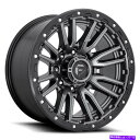 ホイール　4本セット 20x9燃料D680反乱8x170 1マットガンメタルブラックホイールリムセット（4）125.1 20x9 Fuel D680 Rebel 8x170 1 Matte GunMetal Black Wheels Rims Set(4) 125.1