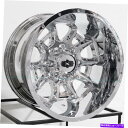 ホイール 4本セット 20x9ビジョン415爆弾5x5/5x127 10クロムホイールリムセット(4)78.1 20x9 Vision 415 Bomb 5x5...