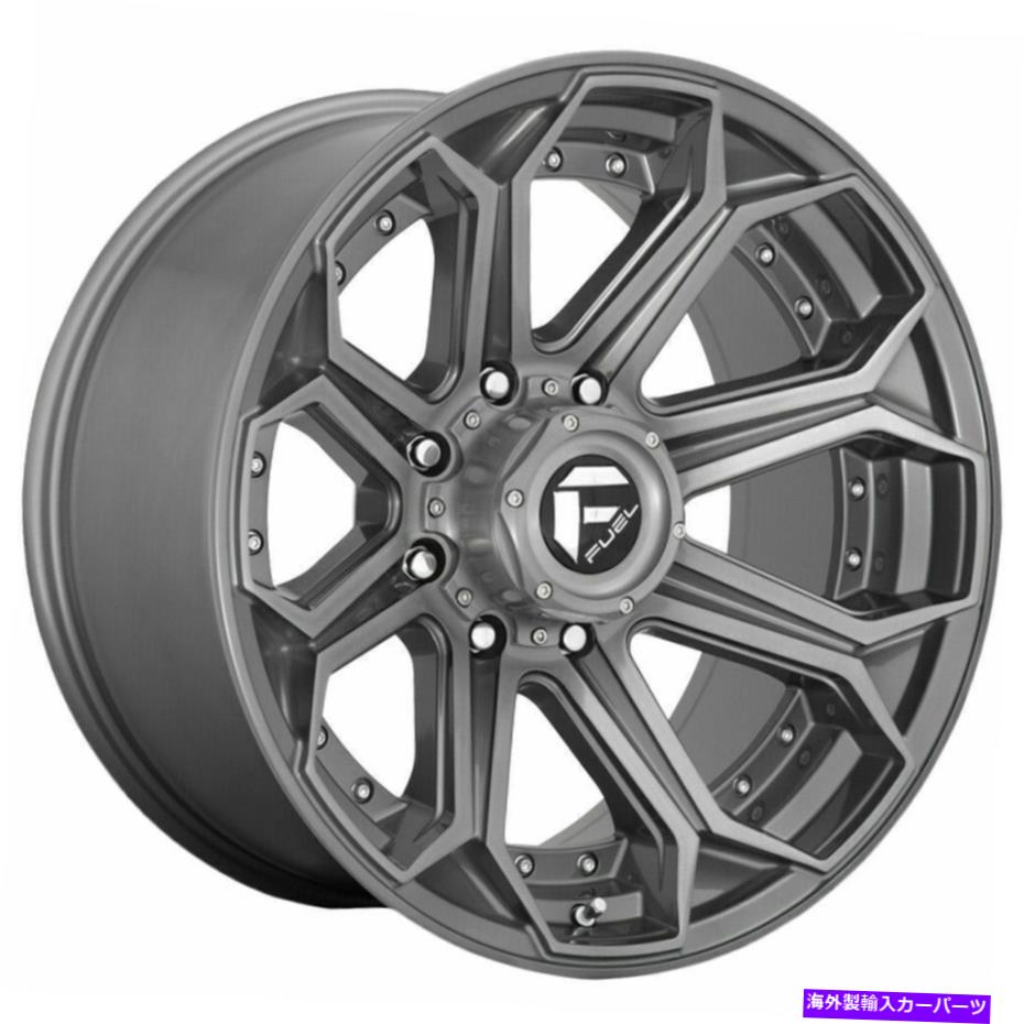 ホイール　4本セット 18x9燃料D705包囲5x5/5x127 18x9 Fuel D705 Siege 5x5/5x127 1 Brushed GunMetal Tint Wheels Rims Set(4) 71.5(2)