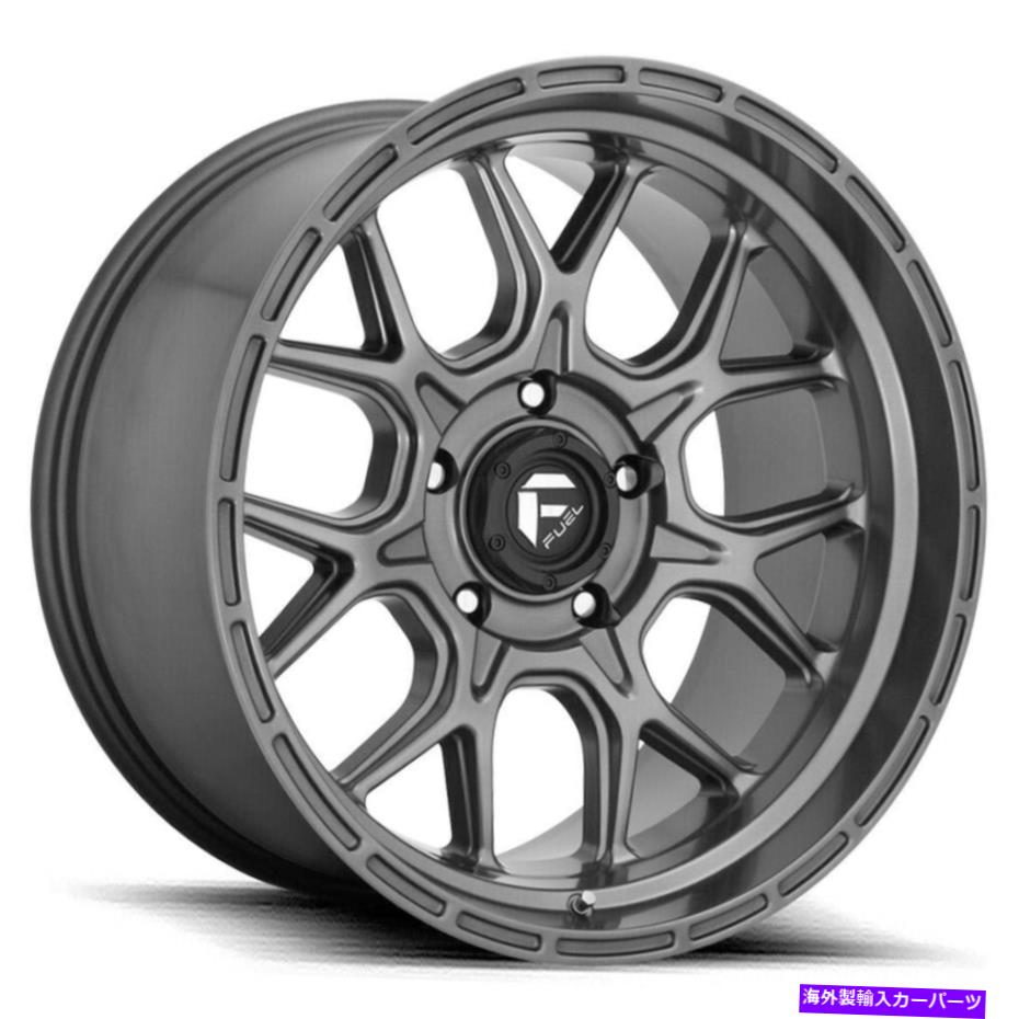 ホイール　4本セット 20x10 Fuel D672 Tech 6x135 -18マットガンメタルホイールリムセット（4）87.1 20x10 Fuel D672 Tech 6x135 -18 Matte GunMetal Wheels Rims Set(4) 87.1