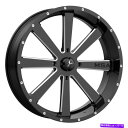 ホイール 4本セット 22x7 MSAオフロードM34フラッシュ4x137 0ブラックミリングホイールリムセット(4)112.1 22x7 MSA Off-Ro...
