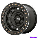 ホイール 4本セット 17x9 kmc km236タンクビードロック6x5.5/6x139.7 -38サテンブラックホイールリムセット(4)10 17x9 KMC KM236 Tank Beadlock 6x5.5/6x139.7 -38 Satin Black Wheels Rims Set(4) 10(2)