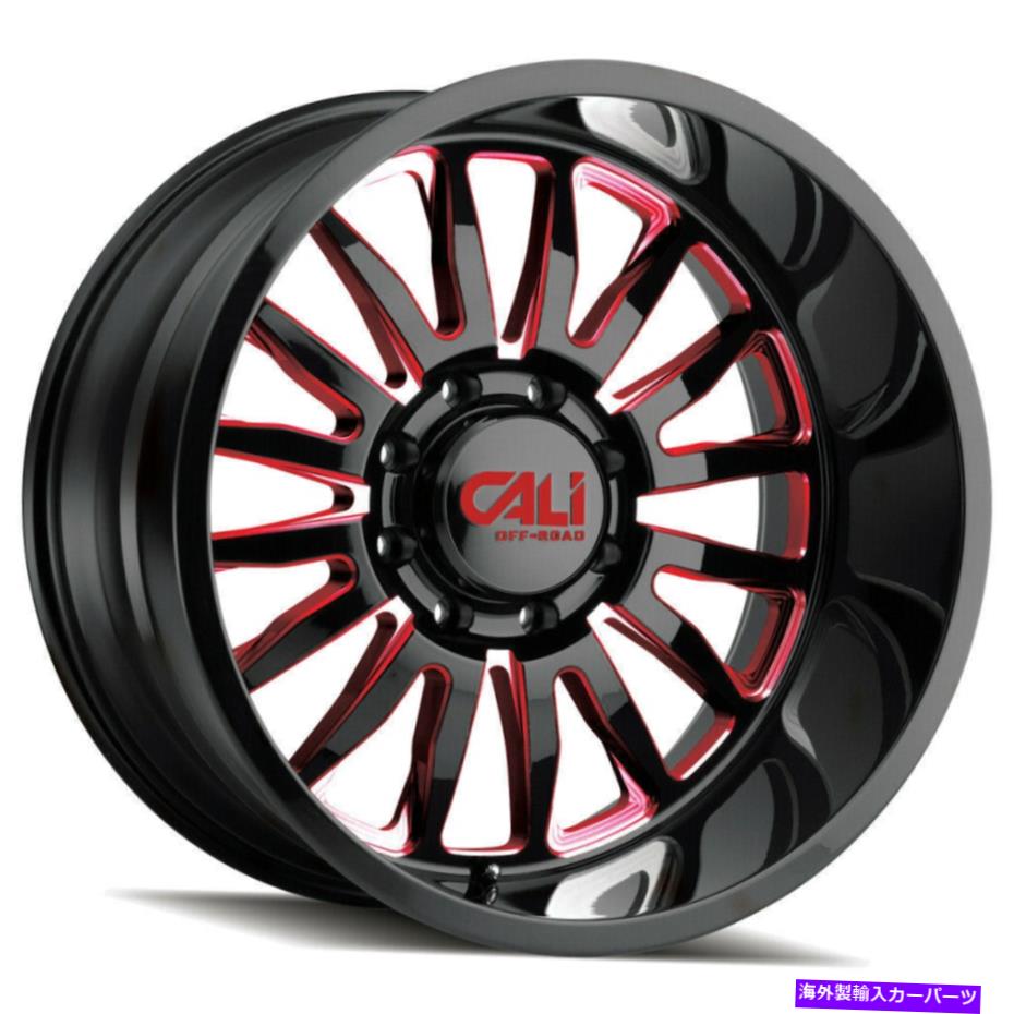 24x14 Cali Off-Road 9110 Summit 8x180 -76 Black Red Wheels Rims Set(4) 124.1カテゴリホイール　4本セット状態新品メーカー車種発送詳細全国一律 送料無料 （※北海道、沖縄、離島は省く）商品詳細輸入商品の為、英語表記となります。Condition: NewQuantity: 4Color: Black RedWheel Material: AluminumWheel Construction: One Piece CastBackspacing: 4.5 inCompatible Fastener Seat Type: Conical SeatManufacturer Warranty: 1 YearUPC: 729419150594Hub Bore: 124.1mmBrand: Cali OffroadRim Width: 14Manufacturer Part Number: 9110-24478BTRModel: SummitRim Diameter: 24Finish: Gloss Black with Red Milled SpokesBolt Pattern: 8x180Offset: -76《ご注文前にご確認ください》■海外輸入品の為、NC・NRでお願い致します。■取り付け説明書は基本的に付属しておりません。お取付に関しましては専門の業者様とご相談お願いいたします。■通常2〜4週間でのお届けを予定をしておりますが、天候、通関、国際事情により輸送便の遅延が発生する可能性や、仕入・輸送費高騰や通関診査追加等による価格のご相談の可能性もございますことご了承いただいております。■海外メーカーの注文状況次第では在庫切れの場合もございます。その場合は弊社都合にてキャンセルとなります。■配送遅延、商品違い等によってお客様に追加料金が発生した場合や取付け時に必要な加工費や追加部品等の、商品代金以外の弊社へのご請求には一切応じかねます。■弊社は海外パーツの輸入販売業のため、製品のお取り付けや加工についてのサポートは行っておりません。専門店様と解決をお願いしております。■大型商品に関しましては、配送会社の規定により個人宅への配送が困難な場合がございます。その場合は、会社や倉庫、最寄りの営業所での受け取りをお願いする場合がございます。■輸入消費税が追加課税される場合もございます。その場合はお客様側で輸入業者へ輸入消費税のお支払いのご負担をお願いする場合がございます。■商品説明文中に英語にて”保証”関する記載があっても適応はされませんのでご了承ください。■海外倉庫から到着した製品を、再度国内で検品を行い、日本郵便または佐川急便にて発送となります。■初期不良の場合は商品到着後7日以内にご連絡下さいませ。■輸入商品のためイメージ違いやご注文間違い当のお客様都合ご返品はお断りをさせていただいておりますが、弊社条件を満たしている場合はご購入金額の30％の手数料を頂いた場合に限りご返品をお受けできる場合もございます。(ご注文と同時に商品のお取り寄せが開始するため)（30％の内訳は、海外返送費用・関税・消費全負担分となります）■USパーツの輸入代行も行っておりますので、ショップに掲載されていない商品でもお探しする事が可能です。お気軽にお問い合わせ下さいませ。[輸入お取り寄せ品においてのご返品制度・保証制度等、弊社販売条件ページに詳細の記載がございますのでご覧くださいませ]&nbsp;