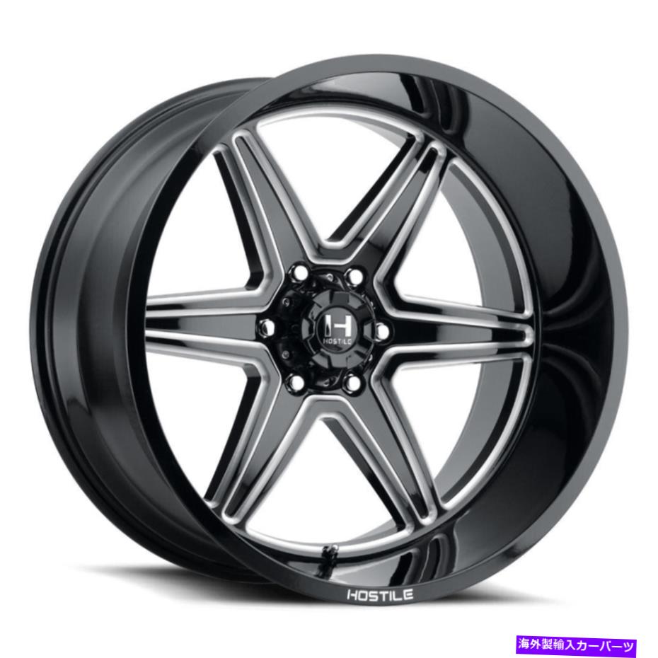 20x12 Hostile H117 Venom 6x5.5/6x139.7 -44 Black Milled Wheels Rims Set(4) 106.1カテゴリホイール　4本セット状態新品メーカー車種発送詳細全国一律 送料無料 （※北海道、沖縄、離島は省く）商品詳細輸入商品の為、英語表記となります。Condition: NewQuantity: 4Color: Black MilledWheel Material: AluminumWheel Construction: One Piece CastBackspacing: 4.75 inCompatible Fastener Seat Type: Conical SeatManufacturer Warranty: 1 YearUPC: 842213131900Hub Bore: 106.1 mmBrand: HostileRim Width: 12Manufacturer Part Number: H117-2012655047BModel: VenomRim Diameter: 20Finish: Blade CutBolt Pattern: 6x139.7Offset: -44《ご注文前にご確認ください》■海外輸入品の為、NC・NRでお願い致します。■取り付け説明書は基本的に付属しておりません。お取付に関しましては専門の業者様とご相談お願いいたします。■通常2〜4週間でのお届けを予定をしておりますが、天候、通関、国際事情により輸送便の遅延が発生する可能性や、仕入・輸送費高騰や通関診査追加等による価格のご相談の可能性もございますことご了承いただいております。■海外メーカーの注文状況次第では在庫切れの場合もございます。その場合は弊社都合にてキャンセルとなります。■配送遅延、商品違い等によってお客様に追加料金が発生した場合や取付け時に必要な加工費や追加部品等の、商品代金以外の弊社へのご請求には一切応じかねます。■弊社は海外パーツの輸入販売業のため、製品のお取り付けや加工についてのサポートは行っておりません。専門店様と解決をお願いしております。■大型商品に関しましては、配送会社の規定により個人宅への配送が困難な場合がございます。その場合は、会社や倉庫、最寄りの営業所での受け取りをお願いする場合がございます。■輸入消費税が追加課税される場合もございます。その場合はお客様側で輸入業者へ輸入消費税のお支払いのご負担をお願いする場合がございます。■商品説明文中に英語にて”保証”関する記載があっても適応はされませんのでご了承ください。■海外倉庫から到着した製品を、再度国内で検品を行い、日本郵便または佐川急便にて発送となります。■初期不良の場合は商品到着後7日以内にご連絡下さいませ。■輸入商品のためイメージ違いやご注文間違い当のお客様都合ご返品はお断りをさせていただいておりますが、弊社条件を満たしている場合はご購入金額の30％の手数料を頂いた場合に限りご返品をお受けできる場合もございます。(ご注文と同時に商品のお取り寄せが開始するため)（30％の内訳は、海外返送費用・関税・消費全負担分となります）■USパーツの輸入代行も行っておりますので、ショップに掲載されていない商品でもお探しする事が可能です。お気軽にお問い合わせ下さいませ。[輸入お取り寄せ品においてのご返品制度・保証制度等、弊社販売条件ページに詳細の記載がございますのでご覧くださいませ]&nbsp;