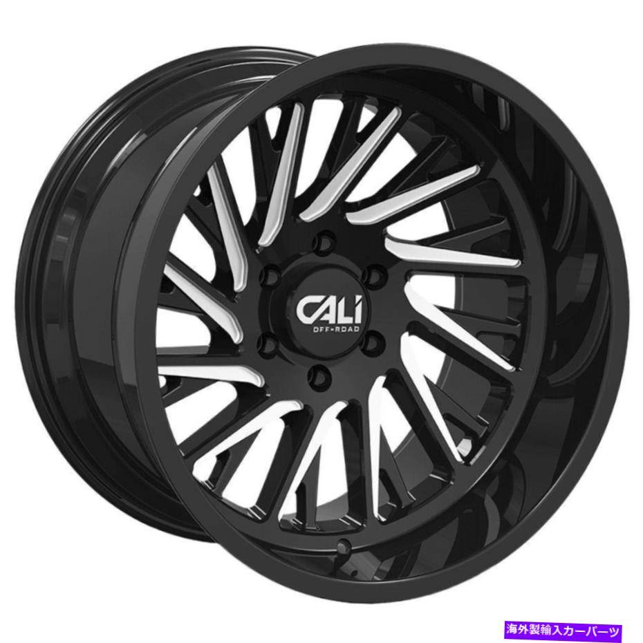 ホイール　4本セット 22x12 Cali Off -Road 9114 Purge 8x170 -51 Black Milled Wheels Rims set（4）125.2 22x12 Cali Off-Road 9114 Purge 8x170 -51 Black Milled Wheels Rims Set(4) 125.2