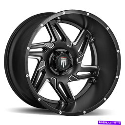 ホイール　4本セット 24x14 AMERICAN TRUXX AT186 SPURS 5x150 -76 BLACK MILLED WHEELS RIMS SET（4）110.3 24x14 American Truxx AT186 Spurs 5x150 -76 Black Milled Wheels Rims Set(4) 110.3