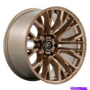 ホイール 4本セット 20x10 Fuel D850 Rebar 5x5/5x127 -18 Platinum Bronze Milled Wheels Rim...