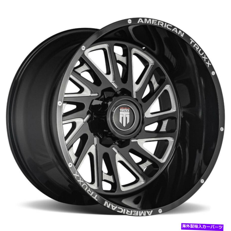 22x12 American Truxx AT1905 Blade 5x5.5/5x150 -44 Black Milled Wheels Rims Set(4カテゴリホイール　4本セット状態新品メーカー車種発送詳細全国一律 送料無料 （※北海道、沖縄、離島は省く）商品詳細輸入商品の為、英語表記となります。Condition: NewQuantity: 4Color: Black MilledWheel Material: AluminumWheel Construction: One Piece CastBackspacing: 4.75 inCompatible Fastener Seat Type: Conical SeatManufacturer Warranty: 1 YearUPC: 729419140625Hub Bore: 110.3 mmBrand: American TruxxRim Width: 12Manufacturer Part Number: AT1905-22297M-44Model: BladeRim Diameter: 22Finish: Black-MilledBolt Pattern: 5x139.7Offset: -44《ご注文前にご確認ください》■海外輸入品の為、NC・NRでお願い致します。■取り付け説明書は基本的に付属しておりません。お取付に関しましては専門の業者様とご相談お願いいたします。■通常2〜4週間でのお届けを予定をしておりますが、天候、通関、国際事情により輸送便の遅延が発生する可能性や、仕入・輸送費高騰や通関診査追加等による価格のご相談の可能性もございますことご了承いただいております。■海外メーカーの注文状況次第では在庫切れの場合もございます。その場合は弊社都合にてキャンセルとなります。■配送遅延、商品違い等によってお客様に追加料金が発生した場合や取付け時に必要な加工費や追加部品等の、商品代金以外の弊社へのご請求には一切応じかねます。■弊社は海外パーツの輸入販売業のため、製品のお取り付けや加工についてのサポートは行っておりません。専門店様と解決をお願いしております。■大型商品に関しましては、配送会社の規定により個人宅への配送が困難な場合がございます。その場合は、会社や倉庫、最寄りの営業所での受け取りをお願いする場合がございます。■輸入消費税が追加課税される場合もございます。その場合はお客様側で輸入業者へ輸入消費税のお支払いのご負担をお願いする場合がございます。■商品説明文中に英語にて”保証”関する記載があっても適応はされませんのでご了承ください。■海外倉庫から到着した製品を、再度国内で検品を行い、日本郵便または佐川急便にて発送となります。■初期不良の場合は商品到着後7日以内にご連絡下さいませ。■輸入商品のためイメージ違いやご注文間違い当のお客様都合ご返品はお断りをさせていただいておりますが、弊社条件を満たしている場合はご購入金額の30％の手数料を頂いた場合に限りご返品をお受けできる場合もございます。(ご注文と同時に商品のお取り寄せが開始するため)（30％の内訳は、海外返送費用・関税・消費全負担分となります）■USパーツの輸入代行も行っておりますので、ショップに掲載されていない商品でもお探しする事が可能です。お気軽にお問い合わせ下さいませ。[輸入お取り寄せ品においてのご返品制度・保証制度等、弊社販売条件ページに詳細の記載がございますのでご覧くださいませ]&nbsp;