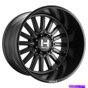 ホイール　4本セット 20x12敵対的なH127タイタン8x180 -44フルブラックホイールリムセット（4）125.2 20x12 Hostile H127 Titan 8x180 -44 Full Black Wheels Rims Set(4) 125.2