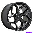 ホイール 4本セット 20x9/20x10.5ニッチM266ねじれ5x115 18/20ブラックミリングホイールリムセット(4)71.5 20x9/20x10.5 Niche M266 Torsion 5x115 18/20 Black Milled Wheels Rims Set(4) 71.5