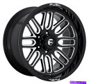 ホイール 4本セット 22x12 Fuel D662 Ignite 8x6.5/8x165.1 -43 Gloss Black Milled Wheels Rimsセット(4)1 22x12 Fuel D662 Ignite 8x6.5/8x165.1 -43 Gloss Black Milled Wheels Rims Set(4) 1(2)