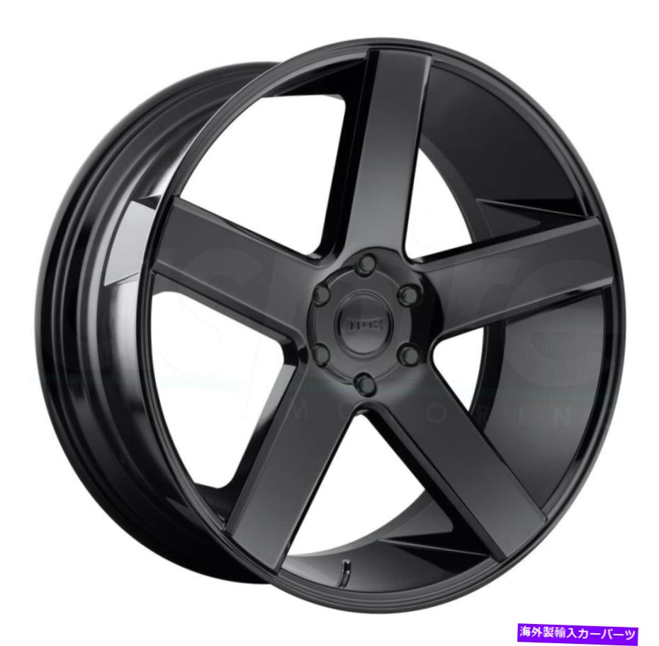 ホイール　4本セット 24x9ダブS216バラー5x120 15グロスブラックホイールリムセット（4）72.56 24x9 Dub S216 Baller 5x120 15 Gloss Black Wheels Rims Set(4) 72.56