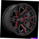 ホイール 4本セット 22x10 Fuel D712 Rage 8x180 -18 Gloss Black Red Tint Wheels Rims Set(4)124.2 22x10 Fuel D712 Rage 8x180 -18 Gloss Black Red Tint Wheels Rims Set(4) 124.2(2)