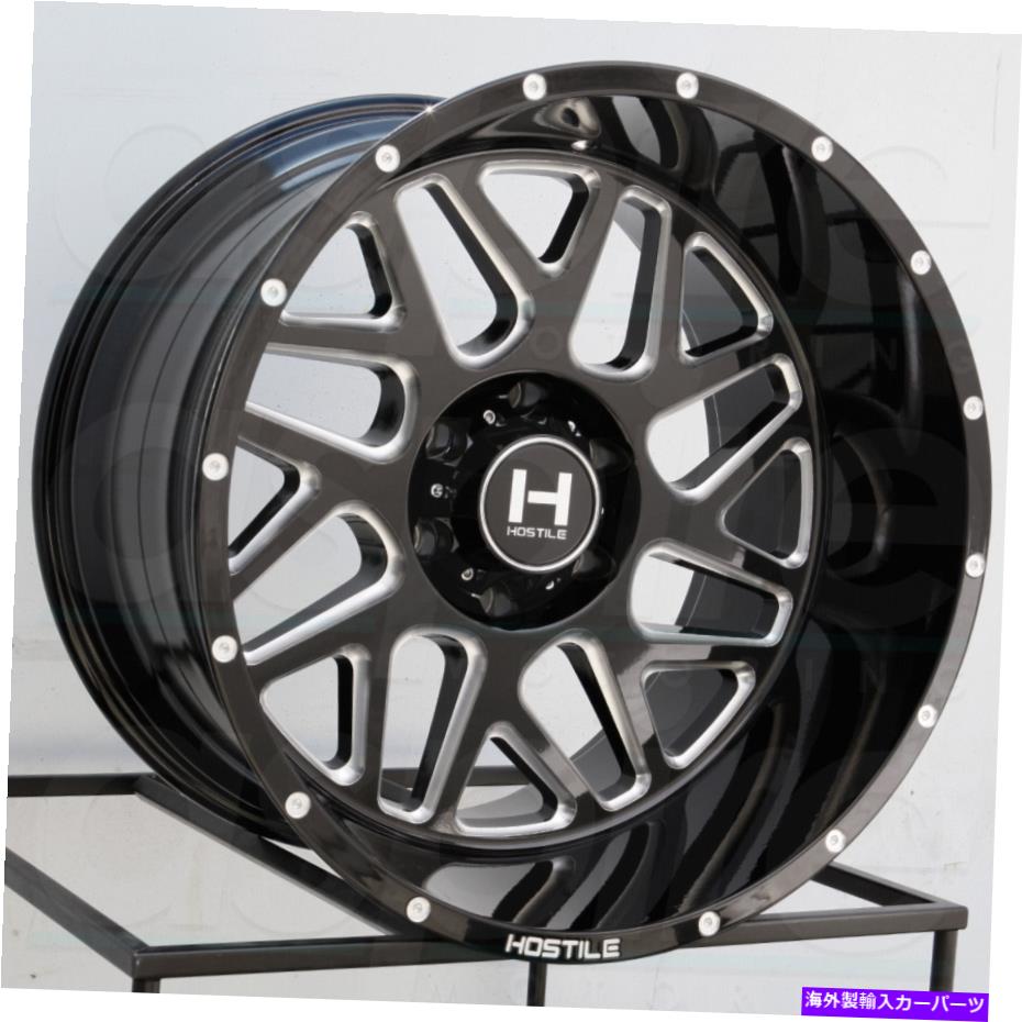 22x12 Hostile H108 Sprocket 6x135 -44 Black Milled Wheels Rims Set(4) 106.1カテゴリホイール　4本セット状態新品メーカー車種発送詳細全国一律 送料無料 （※北海道、沖縄、離島は省く）商品詳細輸入商品の為、英語表記となります。Condition: NewQuantity: 4Color: Black MilledWheel Material: AluminumWheel Construction: One Piece CastBackspacing: 4.75 inCompatible Fastener Seat Type: Conical SeatManufacturer Warranty: 1 YearUPC: 842213106458Hub Bore: 106.1 mmBrand: HostileRim Width: 12Manufacturer Part Number: H108-2212613547BModel: SprocketRim Diameter: 22Finish: Blade CutBolt Pattern: 6x135Offset: -44《ご注文前にご確認ください》■海外輸入品の為、NC・NRでお願い致します。■取り付け説明書は基本的に付属しておりません。お取付に関しましては専門の業者様とご相談お願いいたします。■通常2〜4週間でのお届けを予定をしておりますが、天候、通関、国際事情により輸送便の遅延が発生する可能性や、仕入・輸送費高騰や通関診査追加等による価格のご相談の可能性もございますことご了承いただいております。■海外メーカーの注文状況次第では在庫切れの場合もございます。その場合は弊社都合にてキャンセルとなります。■配送遅延、商品違い等によってお客様に追加料金が発生した場合や取付け時に必要な加工費や追加部品等の、商品代金以外の弊社へのご請求には一切応じかねます。■弊社は海外パーツの輸入販売業のため、製品のお取り付けや加工についてのサポートは行っておりません。専門店様と解決をお願いしております。■大型商品に関しましては、配送会社の規定により個人宅への配送が困難な場合がございます。その場合は、会社や倉庫、最寄りの営業所での受け取りをお願いする場合がございます。■輸入消費税が追加課税される場合もございます。その場合はお客様側で輸入業者へ輸入消費税のお支払いのご負担をお願いする場合がございます。■商品説明文中に英語にて”保証”関する記載があっても適応はされませんのでご了承ください。■海外倉庫から到着した製品を、再度国内で検品を行い、日本郵便または佐川急便にて発送となります。■初期不良の場合は商品到着後7日以内にご連絡下さいませ。■輸入商品のためイメージ違いやご注文間違い当のお客様都合ご返品はお断りをさせていただいておりますが、弊社条件を満たしている場合はご購入金額の30％の手数料を頂いた場合に限りご返品をお受けできる場合もございます。(ご注文と同時に商品のお取り寄せが開始するため)（30％の内訳は、海外返送費用・関税・消費全負担分となります）■USパーツの輸入代行も行っておりますので、ショップに掲載されていない商品でもお探しする事が可能です。お気軽にお問い合わせ下さいませ。[輸入お取り寄せ品においてのご返品制度・保証制度等、弊社販売条件ページに詳細の記載がございますのでご覧くださいませ]&nbsp;