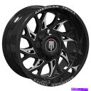 ホイール 4本セット 22x12 American Truxx at1913 Destiny 8x170 -44ブラックミリングホイールリムセット(4)12 22x12 American Truxx AT1913 Destiny 8x170 -44 Black Milled Wheels Rims Set(4) 12