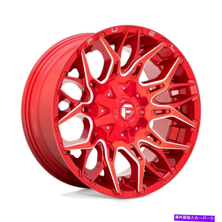 ホイール　4本セット 22x12 Fuel D771 Twitch 8x170 -44 Red Milled Wheels Rims set（4）125.1 22x12 Fuel D771 Twitch 8x170 -44 Red Milled Wheels Rims Set(4) 125.1 3