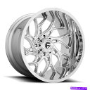 ホイール 4本セット 20x10燃料D740ランナー6x5.5/6x139.7 -18クロムホイールリムセット(4)106.1 20x10 Fuel D740 ...