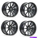 ホイール 4本セット 20x9/20x10 rohana rfx1 5x112 35/45ブラックホイールリムセット(4)66.56 20x9/20x10 Ro...