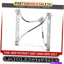 Window Regulator ジープパトリオットのための1xフロント左ドライバーサイドマニュアルウィンドウレギュレーター2007-2017 SUV 1x Front Left Driver Side Manual Window Regulator for Jeep Patriot 2007-2017 SUV