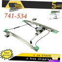 Window Regulator パワーウィンドウレギュレータモーターアセンブリフロント左04-07グランドキャラバン741-534 Power Window ...