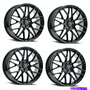 ホイール 4本セット セット4 17 "プラチナ459bk報復17x8 5x120グロスブラックw/ clear-coat 35mm Set 4 17" Platinum 459BK Retribution 17X8 5x120 Gloss Black w/ Clear-Coat 35mm