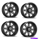ホイール 4本セット セット4 15 "ウルトラ229SBメナス15x8 5x4.5 5x5サテンブラックサテンクリアコート-19mm Set 4 15" Ultra 229SB Menace 15x8 5x4.5 5x5 Satin Black Satin Clear-Coat -19mm