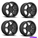ホイール 4本セット セット4 17 "motegi mr150トレイルライトサテンブラック17x8.5 6x5.5ホイール18mmリム Set 4 17" Motegi MR150 TRAILITE Satin Black 17x8.5 6X5.5 Wheels 18mm Rim