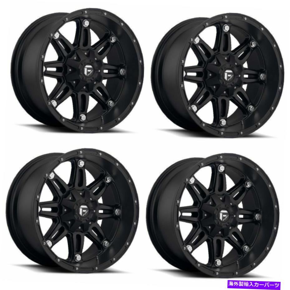 ホイール 4本セット セット4 17 燃料人質D531ブラックホイール17x9 5x5 5x135 -12mmリフトジープ5ラグ Set 4 17 Fuel Hostage D531 Black Wheels 17x9 5x5 5x135 -12mm Lifted Jeep 5 Lug