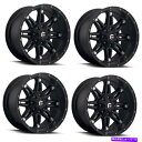 Set 4 18" Fuel Hostage D531 Black Wheels 18x9 5x4.5 5x5 -12mm Lifted Jeep Truckカテゴリホイール　4本セット状態新品メーカー車種発送詳細全国一律 送料無料 （※北...