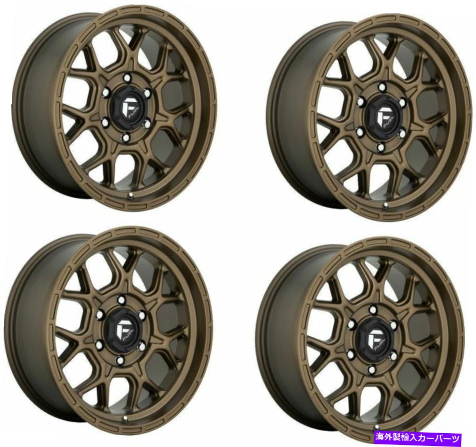 ホイール　4本セット セット4 20 "Fuel D671 Tech 20x9マットブロンズ5x150ホイール +20mm 5ラグトラックリム Set 4 20" Fuel D671 Tech 20x9 Matte Bronze 5x150 Wheels +20mm 5 Lug Truck Rims