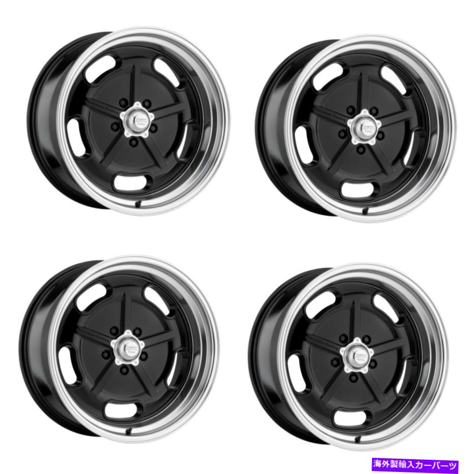 ホイール　4本セット セット4 22 "アメリカンレーシングVN511塩フラットブラックダイヤモンドカット22x..
