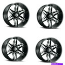 ホイール 4本セット セット4 22 "Vision 363 Razor Gloss Black Milled Spoke Wheels 22x12 6x135 rim -51mm Set 4 22" Vision 363 Razor Gloss Black Milled Spoke Wheels 22x12 6x135 Rim -51mm