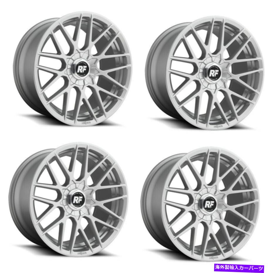 ホイール　4本セット セット4 20 "ROTIFORM 1PC R140 RSE GLOSS SILVER 20x8.5 5x112 / 5x120ホイール35mmリム Set 4 20" Rotiform 1PC R140 RSE Gloss Silver 20x8.5 5x112 / 5x120 Wheel 35mm Rim