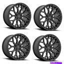ホイール 4本セット セット4 22 "ニッチ1PC M261 Mazzanti Matte Black22x10 5x130ホイール30mmリム Set 4 22" Niche 1PC M261 MAZZANTI Matte Black 22x10 5X130 Wheels 30mm Rim