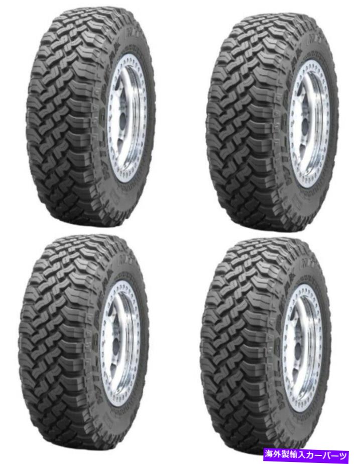 ホイール　4本セット セット4 33x12.50R17LT/10 Falken WildPeak M/T01 120Qタイヤ12.53317 Set 4 33X12.50R17LT/10 Falken Wildpeak M/T01 120Q Tires 12.53317