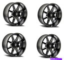 ホイール 4本セット セット4 20 "ギアオフロード762bmピボット20x12 8x180ブラックミルホイール-44mmリム Set 4 20" Gear Off Road 762BM Pivot 20x12 8x180 Black Milled Wheels -44mm Rims