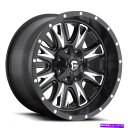 ホイール　4本セット 燃料D513スロットル18x9 6x135/6x5.5/6x139.7 20マットブラックミリングホイール（4）106。 Fuel D513 Throttle 18x9 6x135/6x5.5/6x139.7 20 Matte Black Milled Wheels(4) 106.