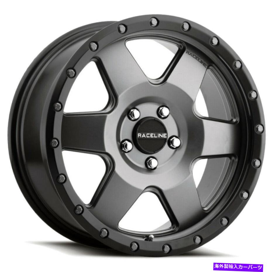 ホイール　4本セット Raceline 946bブーストCUV 18x8 5x5/5x127 35ブラックホイール（4）71.5 18 